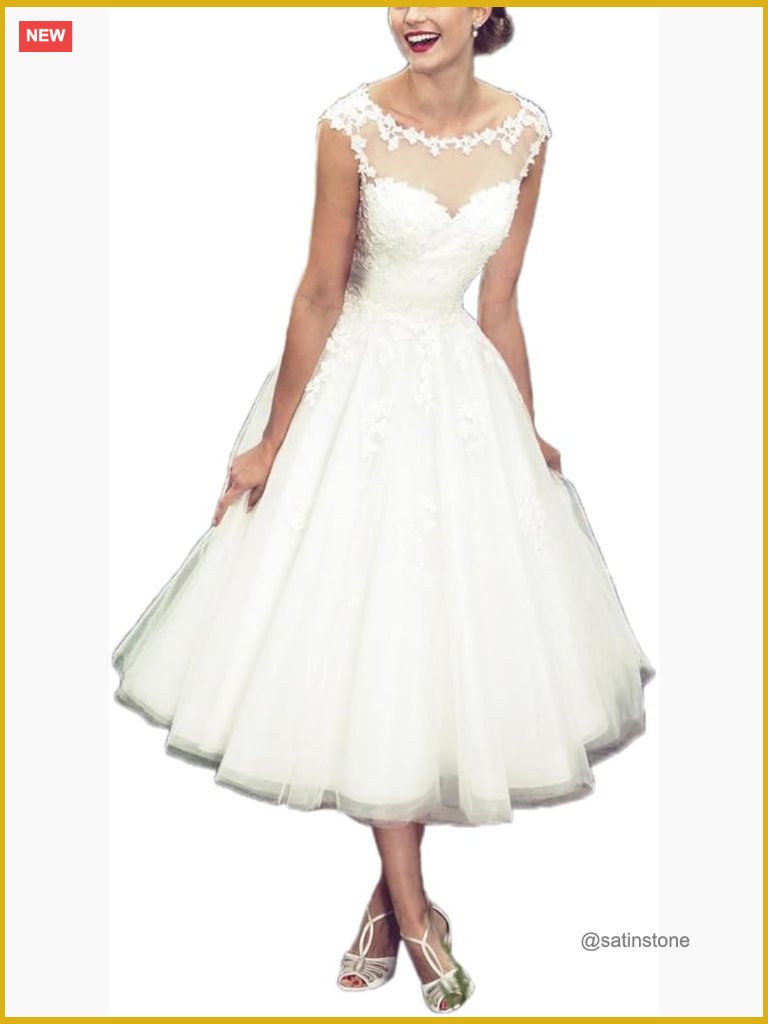 Sheer Lace A-Line Wedding Dress With Boat Neck And Strapless